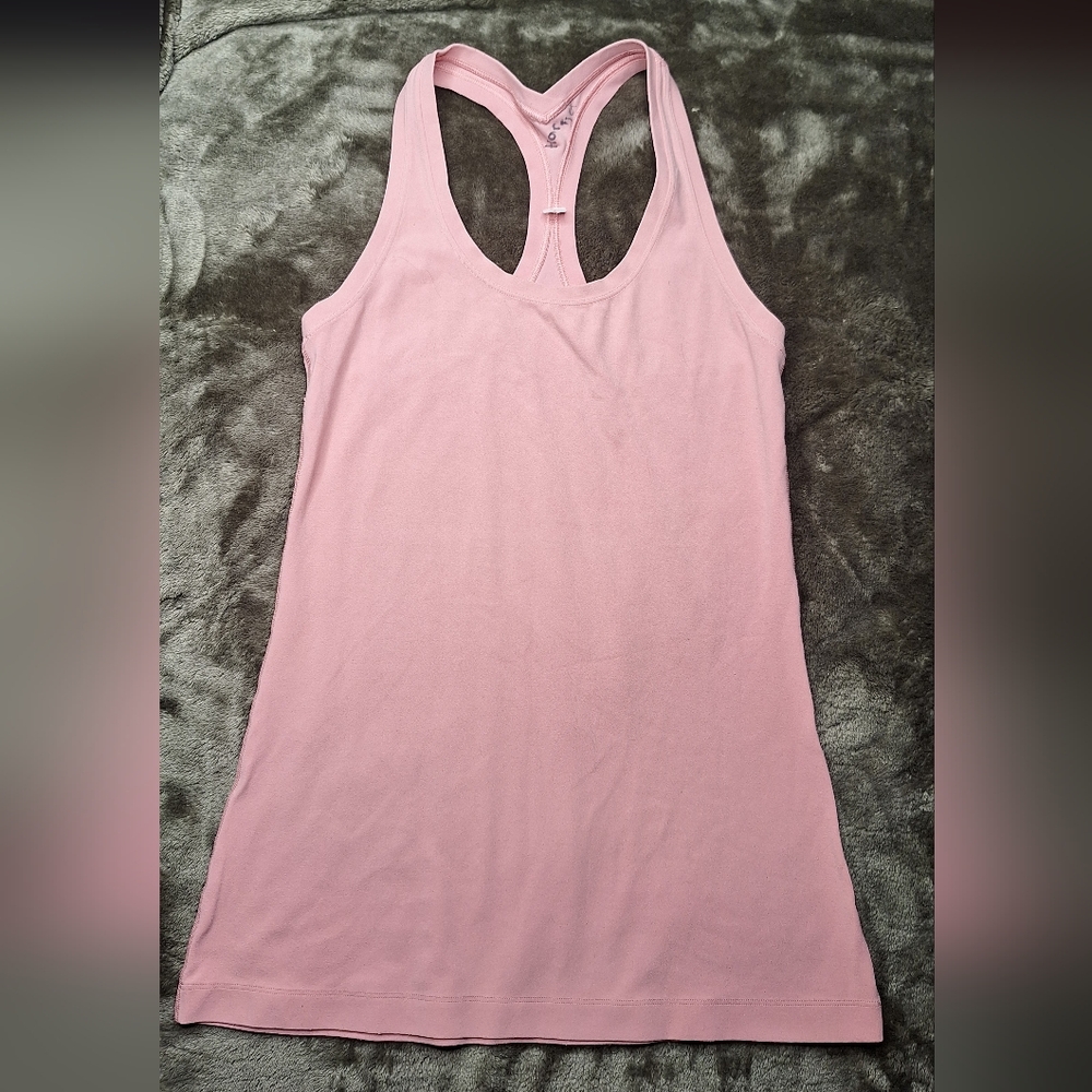 Lululemon Pink Peach Tank‎ Racerback Razorback Tank - Picture 2 of 6